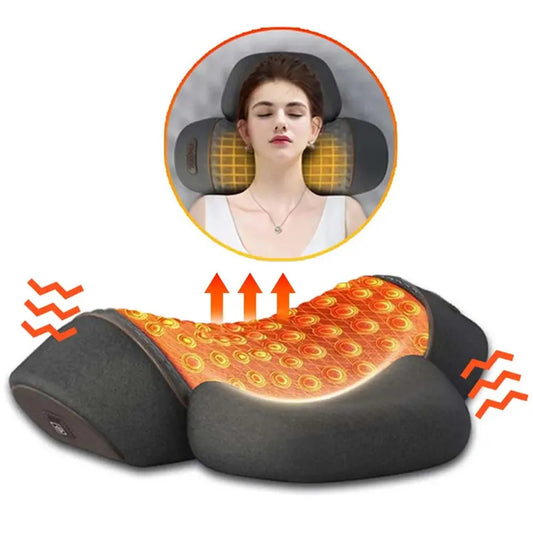 BodyNest™ Electric Neck Massage Pillow Heating & Vibration