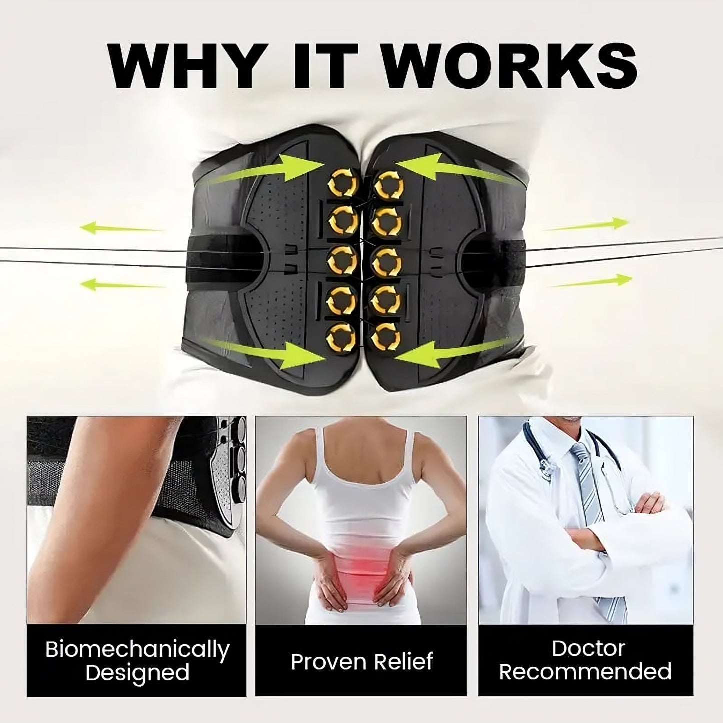 BodyNest™ Lower Back Brace for Pain Relief & Posture Correction