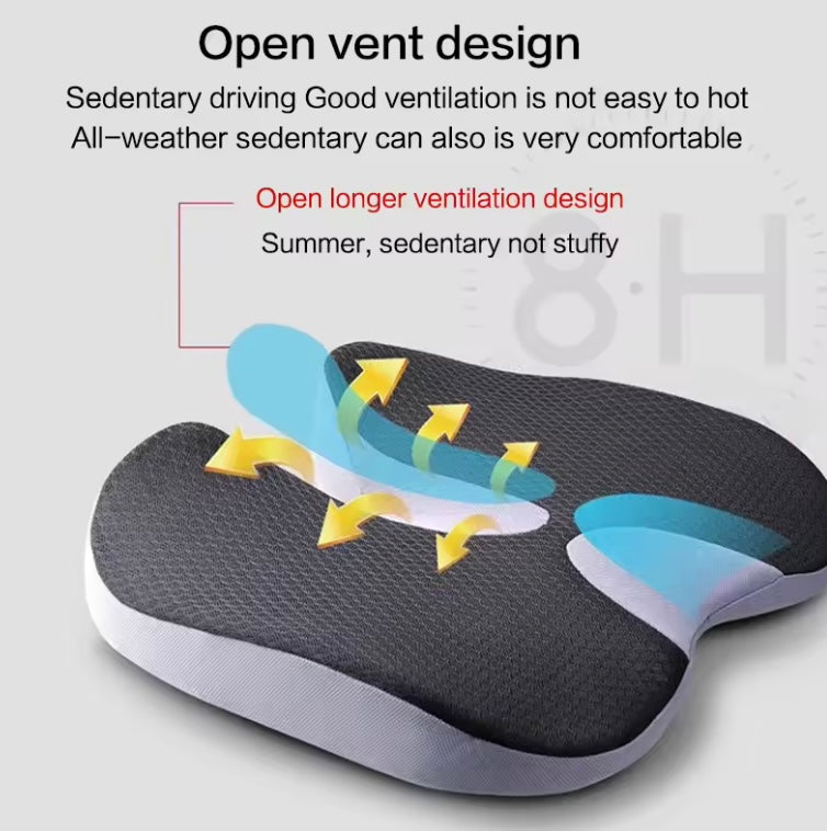 BodyNest™ Orthopedic Memory Foam Seat Cushion